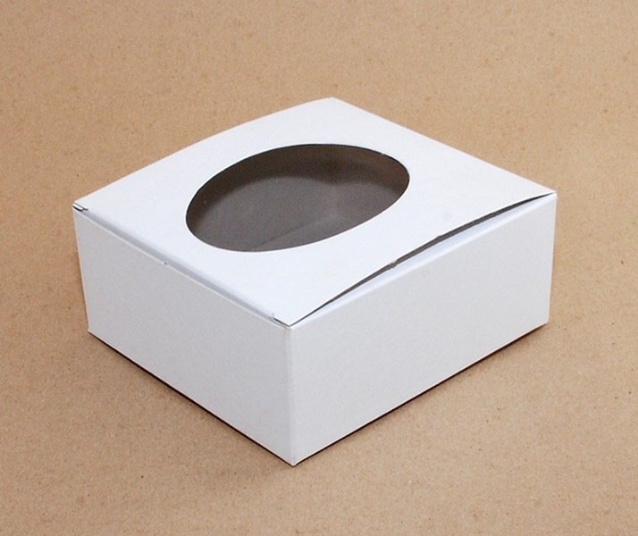 Krabička 121305 s okénkem - bílá 