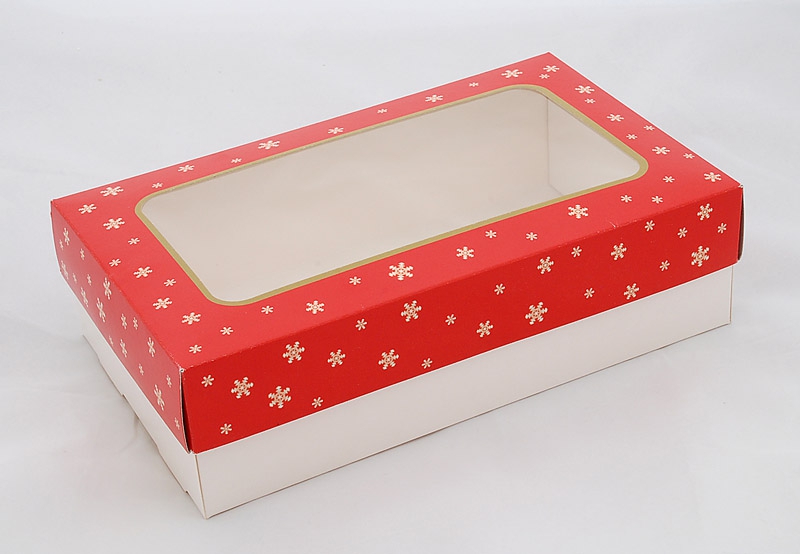 Krabice vánoční 251507 červená 1kg - DOPRODEJ MOTIVU