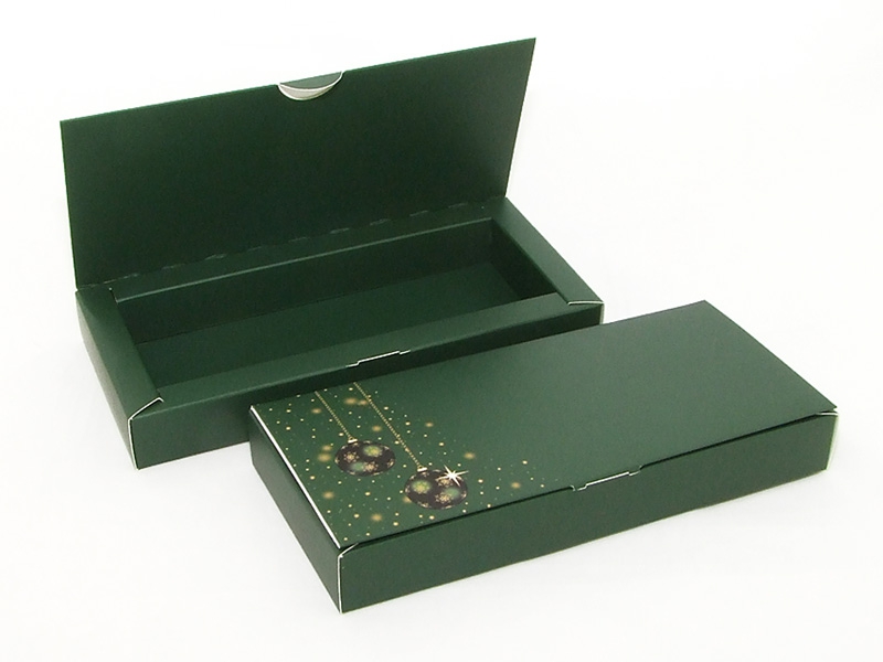 Bonboniérová krabice 2110 Divadelní - vánoční zelená
