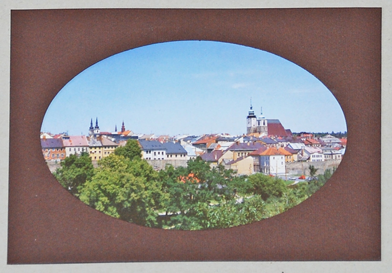 Fotorámeček - pasparta 10x15 ovál