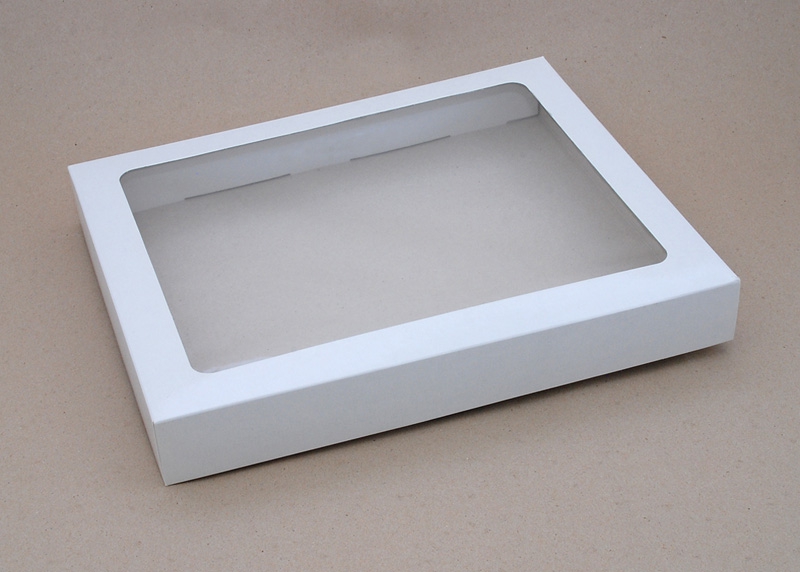 Krabice vánoční 302504 bílá lesklá - 1kg