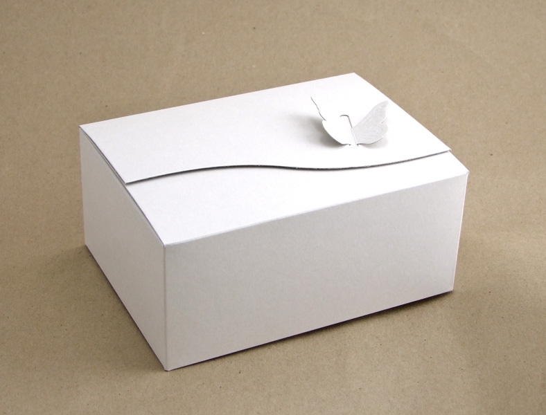 Krabička 181308 bílá - Motýl