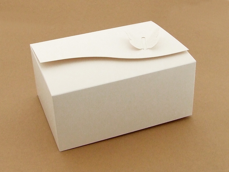 Krabička 181308 bílá - Motýlek - nepromastitelná