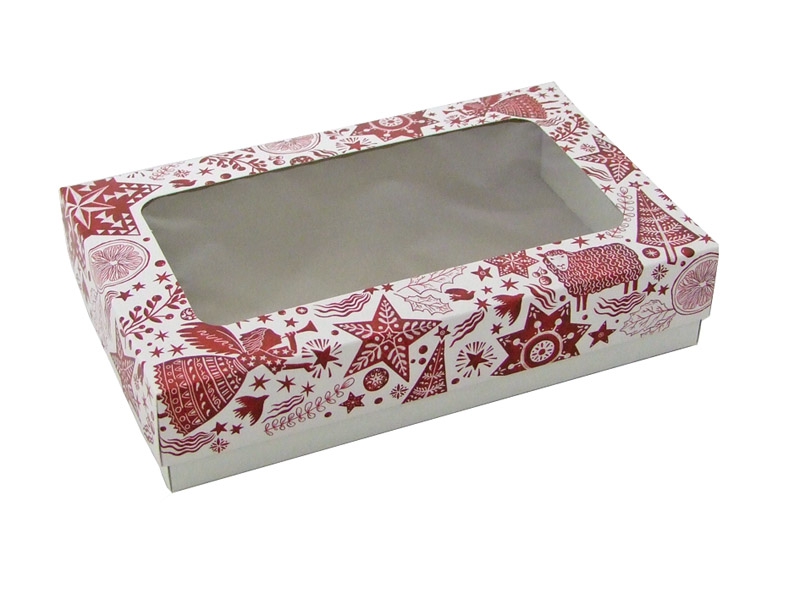 Krabice vánoční 2515055 Kouzlo Vánoc - SVĚTLÁ - 3/4 kg