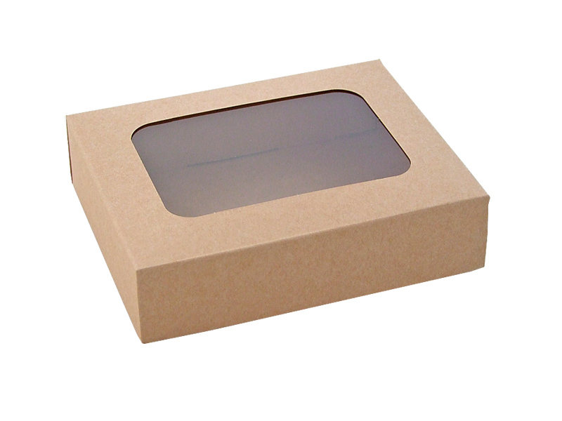 Krabice kraftová 151204 s nepromastitelným dnem - 200g