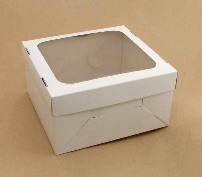 Krabice svatební 2020 s oknem bílá